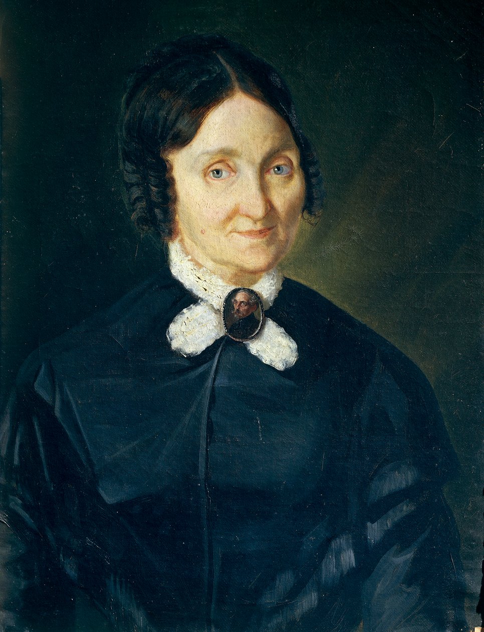 Portrét Donny Tecly Antonini de Laska od Giovanni Baccarlino, olej na plátně, 47x63 cm od Giovanni Baccarlino