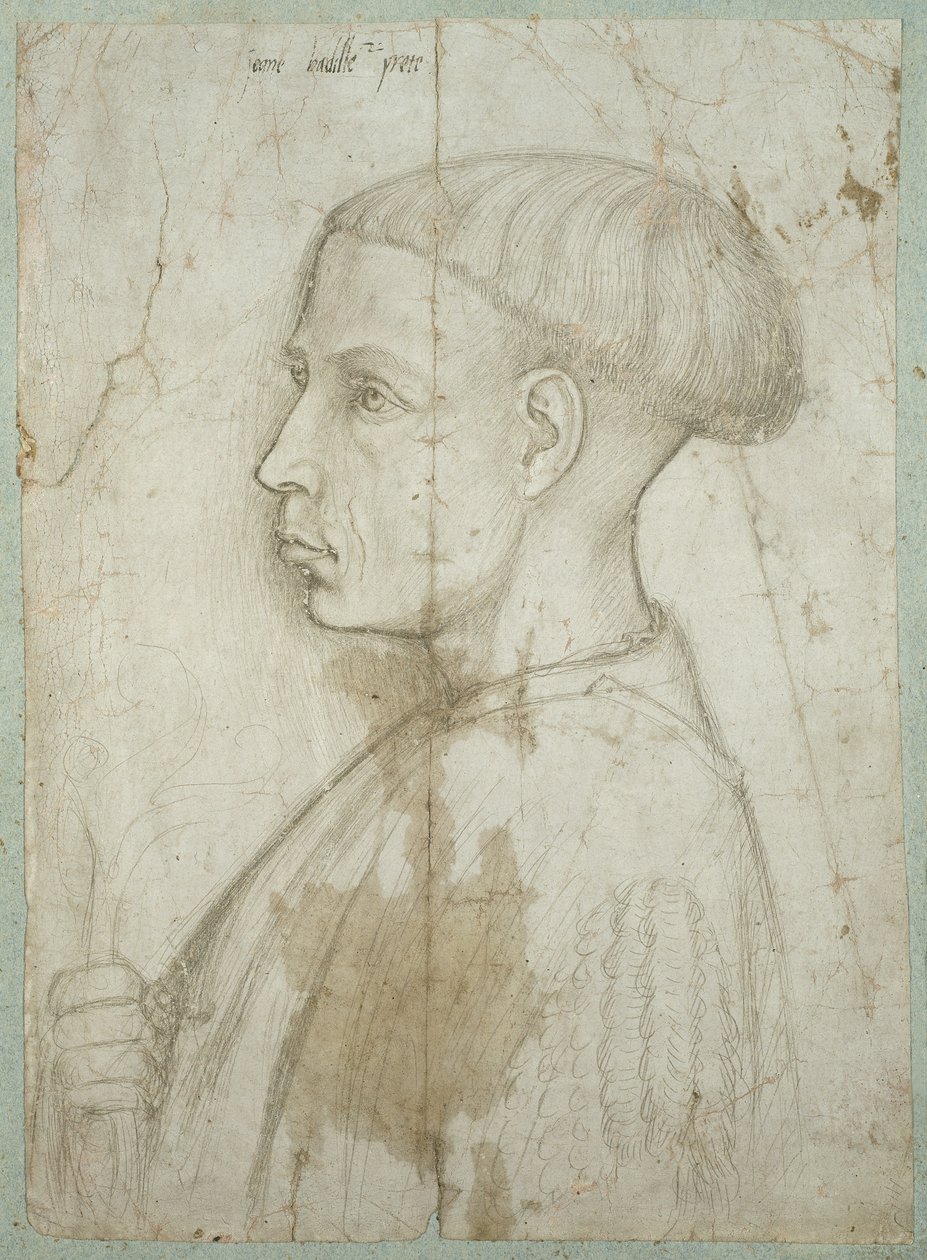 Busta mladého muže z profilu, 1430-40 od Giovanni Badile