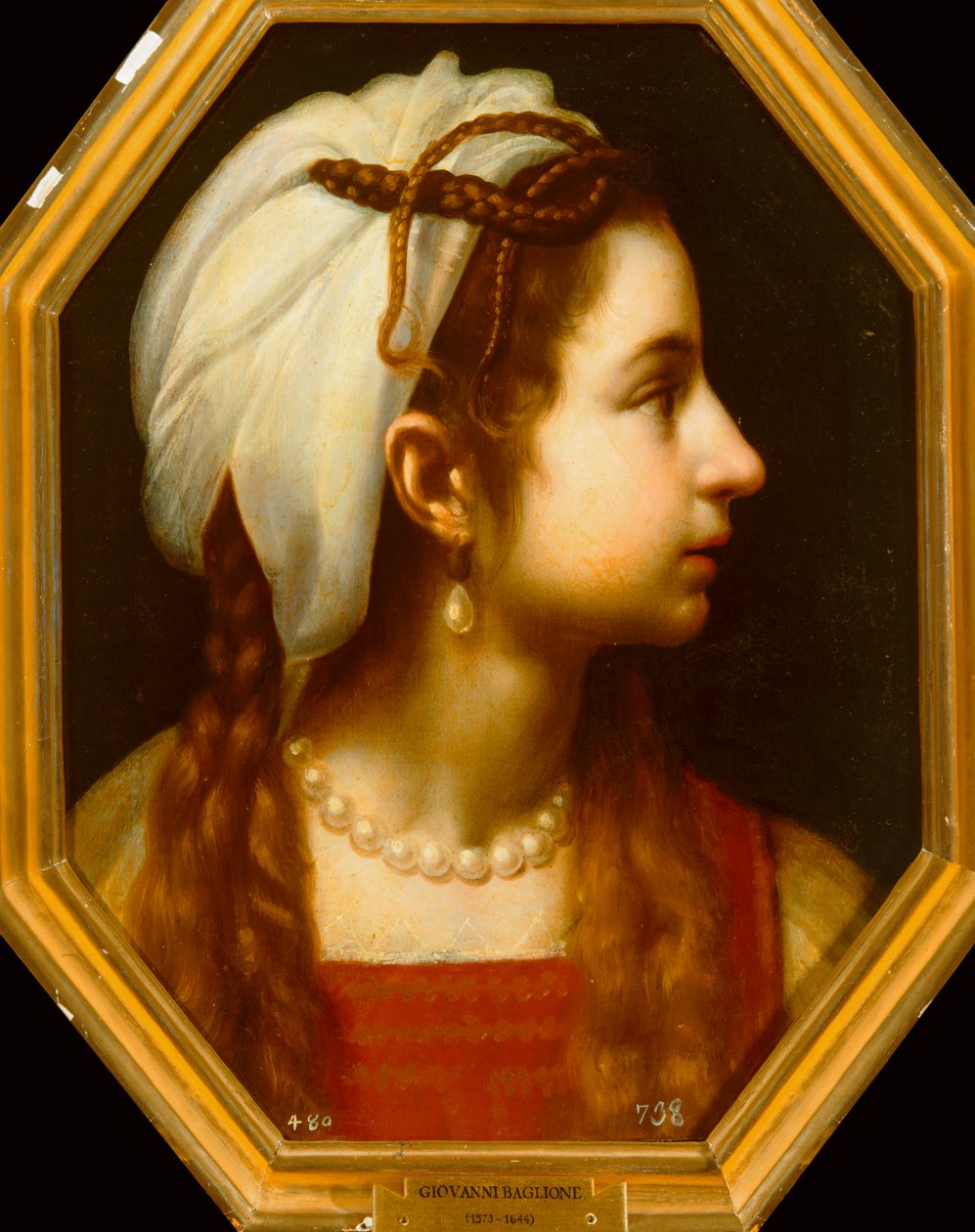 Portrét dívky. 10032898 ... od Giovanni Baglione