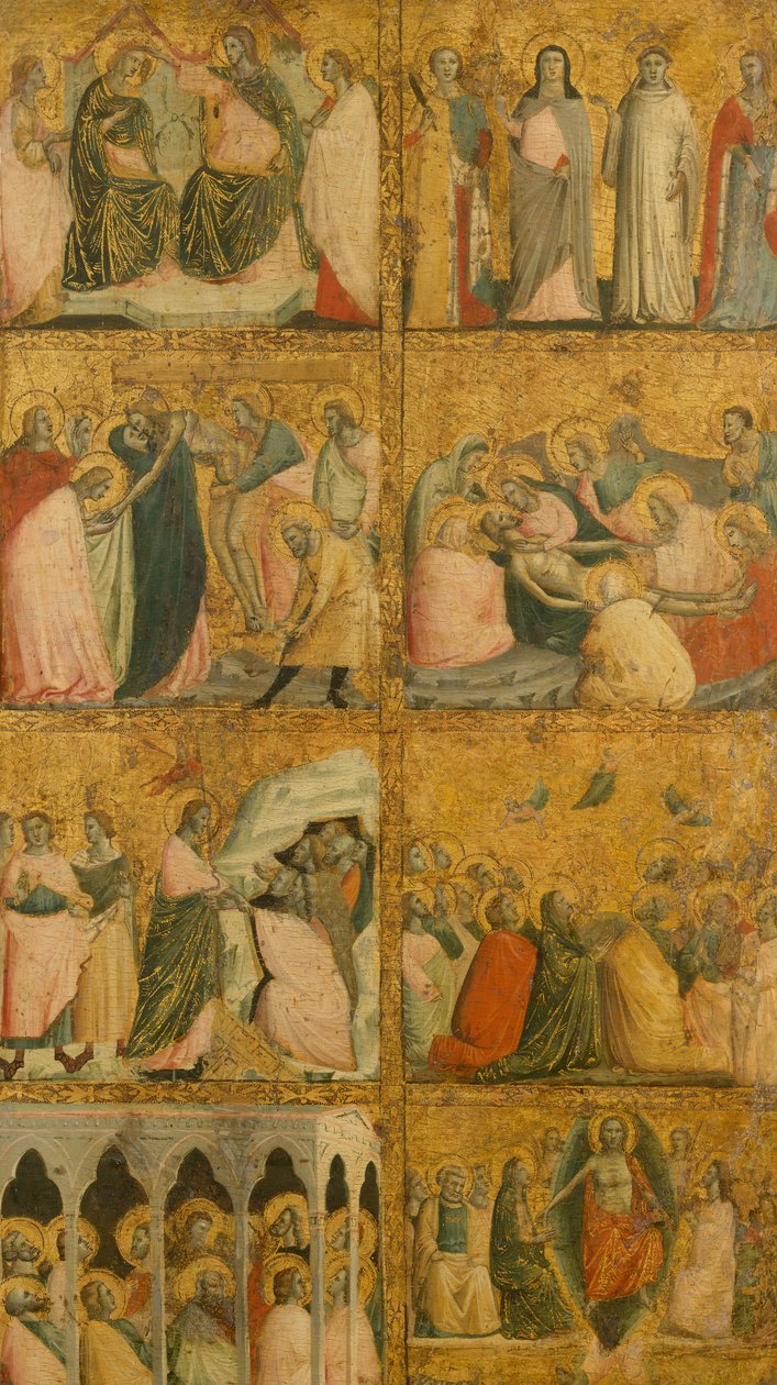 Scény ze života Kristova, polovina 40. let 14. století. od Giovanni Baronzio