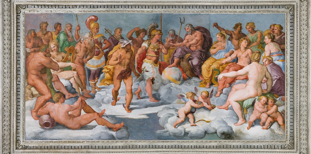 The Assembly of Gods, c.1560 (freska) od Giovanni Battista Castello