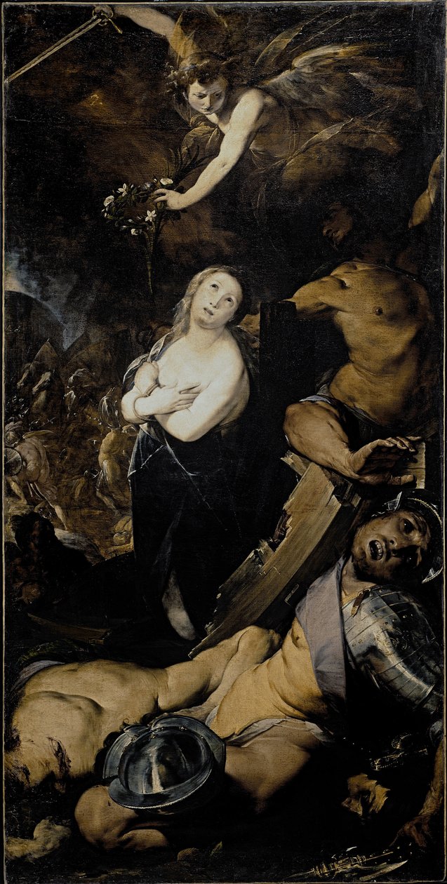 Umučení svaté Kateřiny Obraz Cerano (Giovan Battista Crespi) (1567 / 8-1632) Milán, Santa Maria presso San Celso Itálie od Giovanni Battista  Crespi