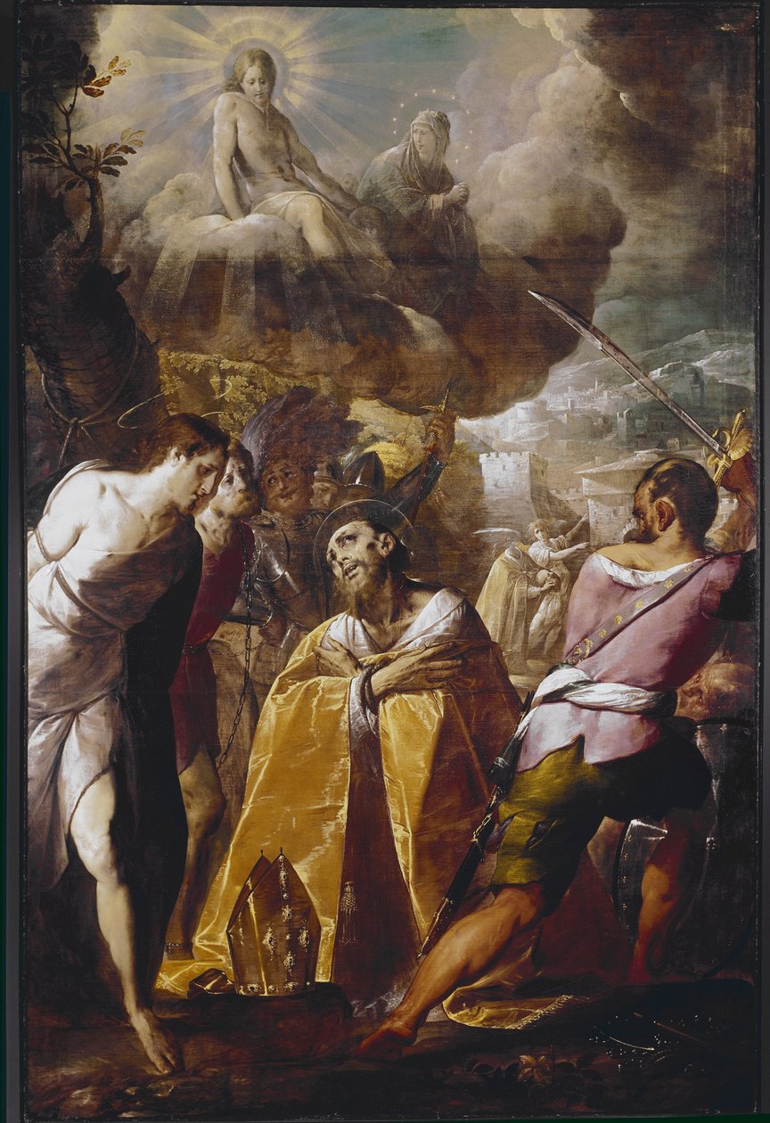 Umučení svatého Dionýsia (Dennis nebo Denys) (olej na plátně od Giovanni Battista  Crespi