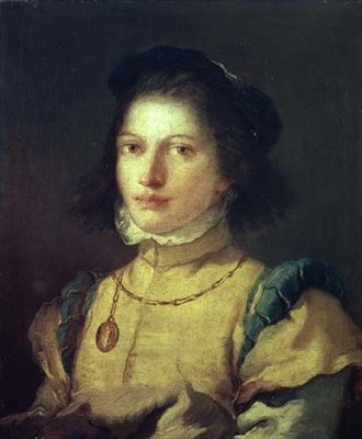 Dívka v kostýmu pážete ze 16. století od Giovanni Battista Tiepolo
