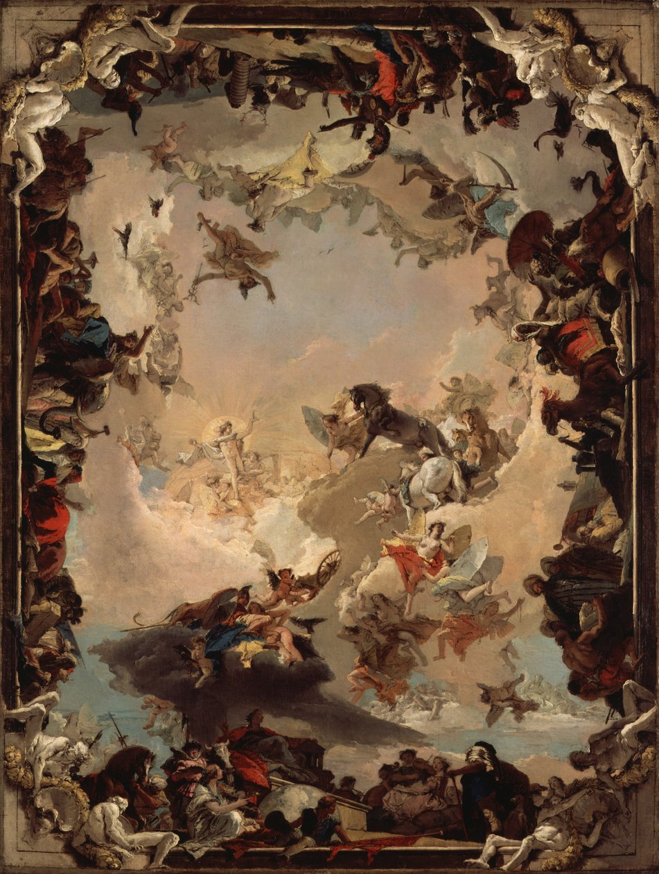 Alegorie planet a kontinentů od Giovanni Battista Tiepolo