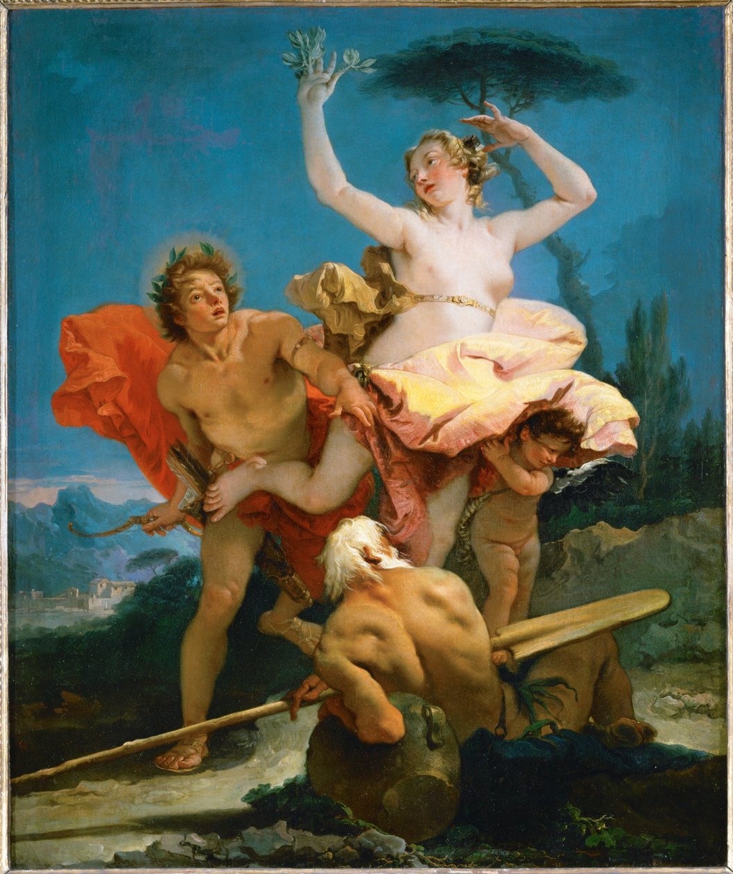 Apollo a Dafné ... od Giovanni Battista (1696 1770) Tiepolo