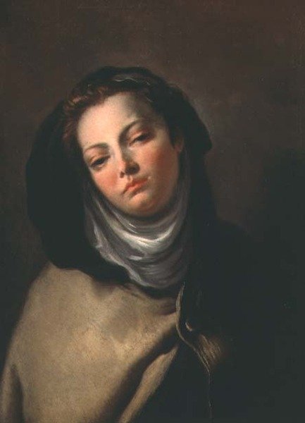 Beata Laduina (olej na plátně) od Giovanni Battista Tiepolo