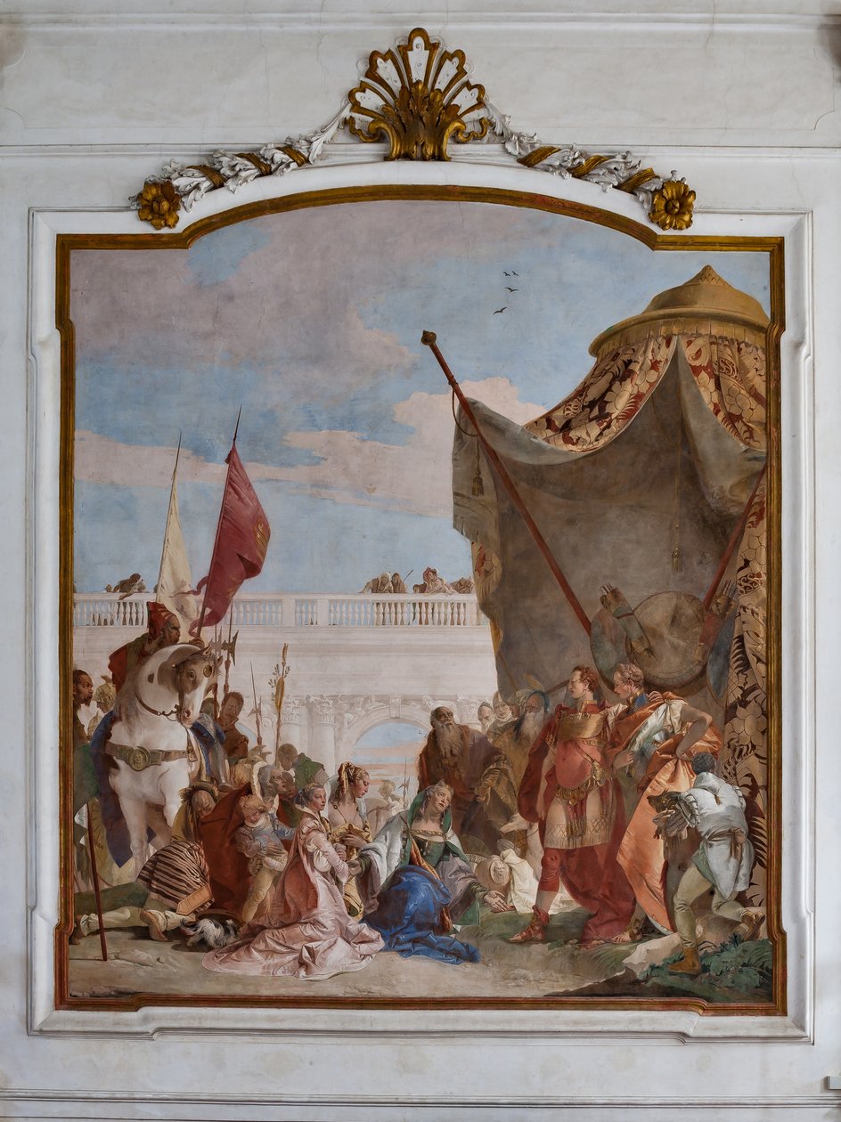 Kontinence Alexandra Velikého od Giovanni Battista Tiepolo