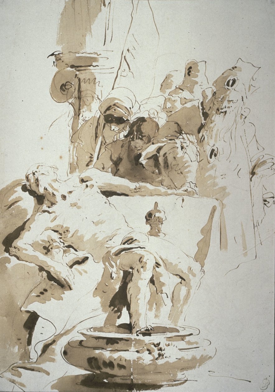 Fantasy o smrti Seneky od Giovanni Battista Tiepolo