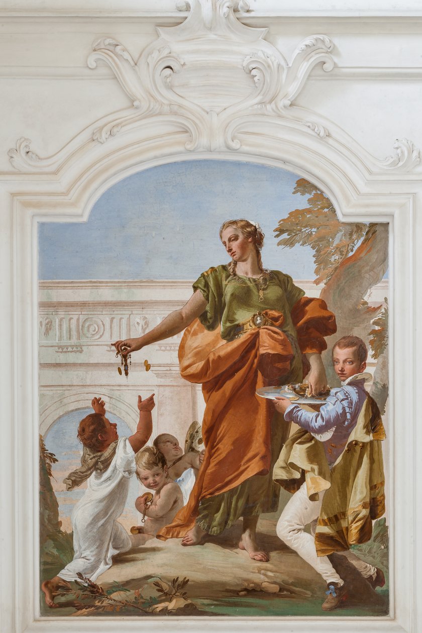 Velkorysost při rozdávání dárků od Giovanni Battista Tiepolo