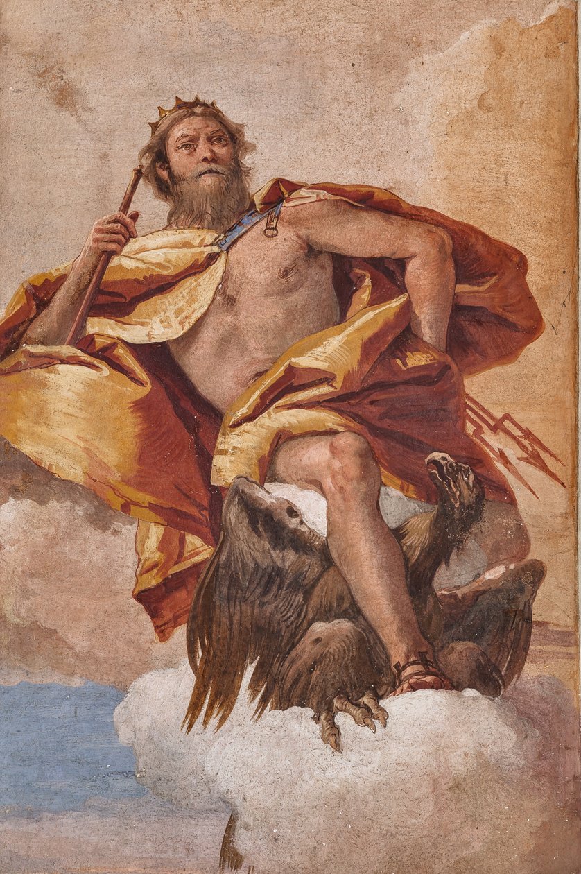 Guest Lodgings, Pokoj Olympu: "Jupiter" od Giovanni-Battista Tiepolo