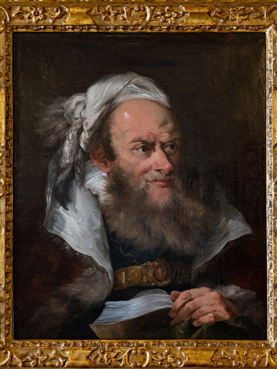 Hlava obchodníka (olej na plátně) od Giovanni Battista (1696 1770) Tiepolo