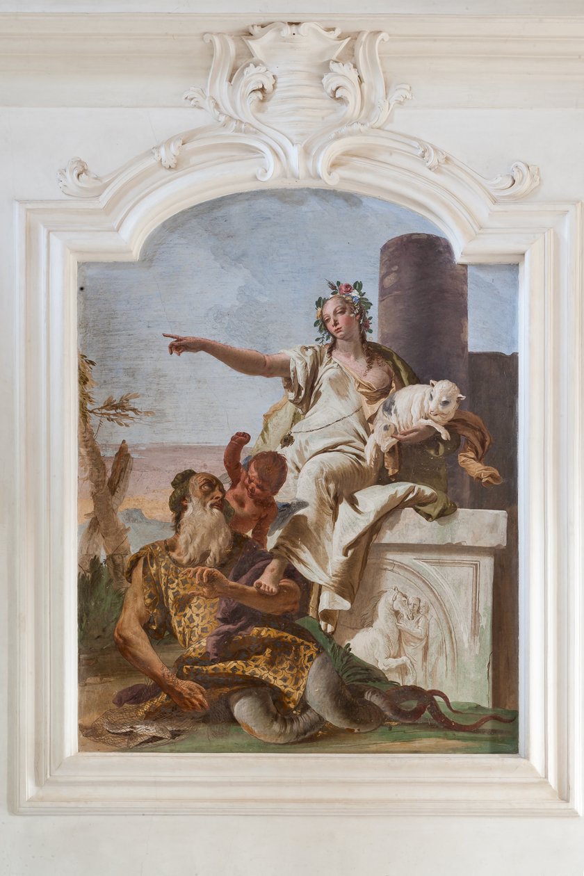Innocence posílá pryč podvod od Giovanni Battista Tiepolo