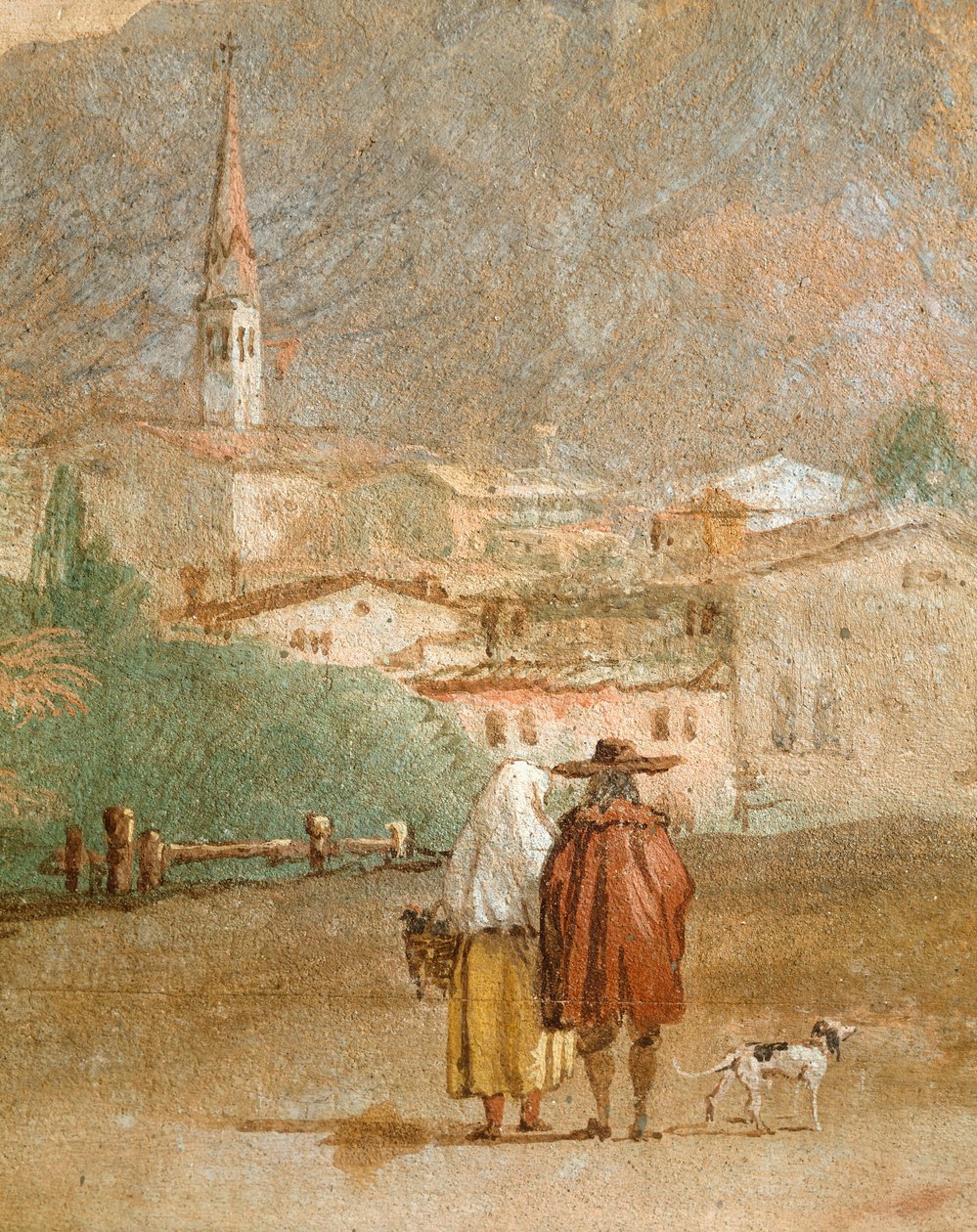 Krajina s Cupidem od Giovanni Battista Tiepolo
