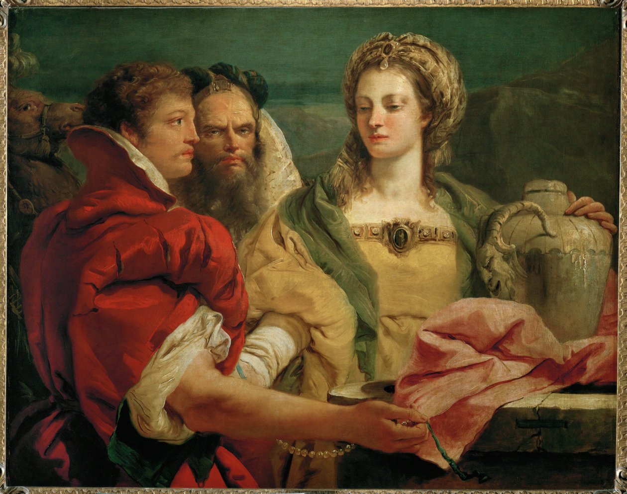 Rebecca u studny ... od Giovanni Battista (1696 1770) Tiepolo