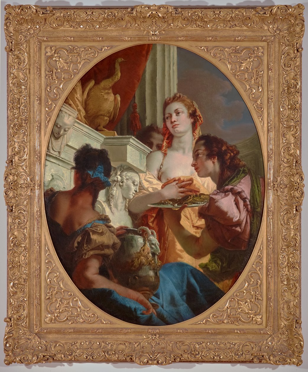 Římské matrony přinášející oběti Juno 1745 (olej na plátně) od Giovanni Battista (1696 1770) Tiepolo