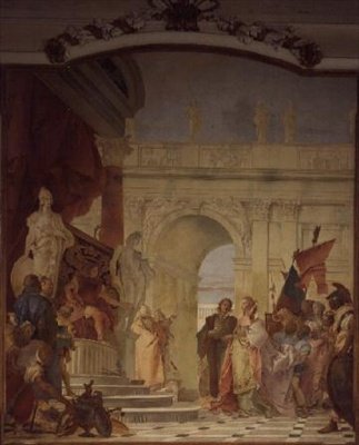 Velkomyslnost Scipia od Giovanni Battista Tiepolo
