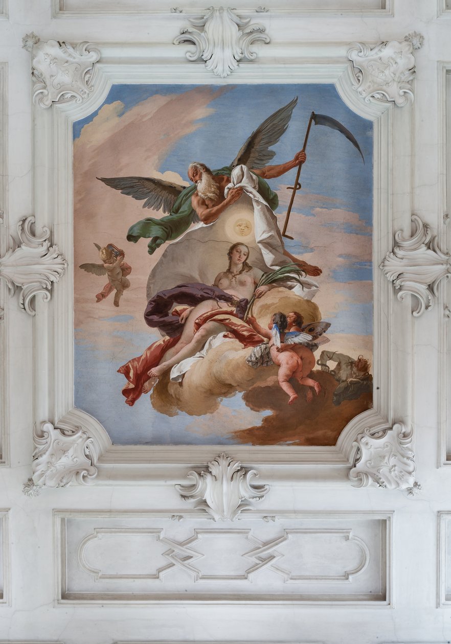 Čas objevuje Pravdu od Giovanni Battista Tiepolo