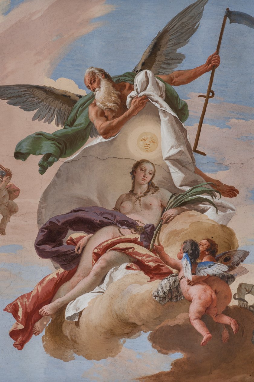 Čas objevuje Pravdu od Giovanni Battista Tiepolo