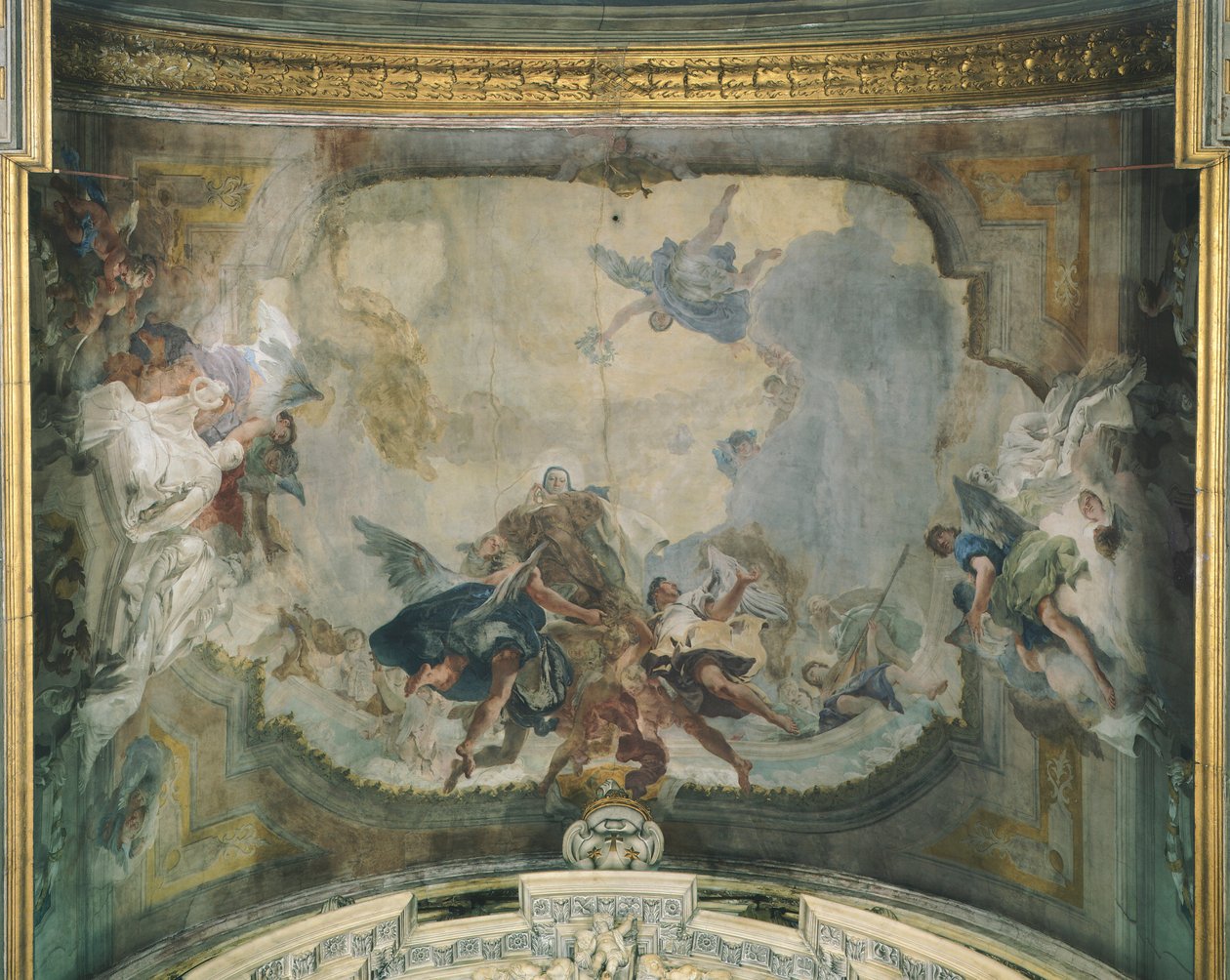 Apoteóza svaté Terezie (freska) od Giovanni Battista (1696 1770) Tiepolo