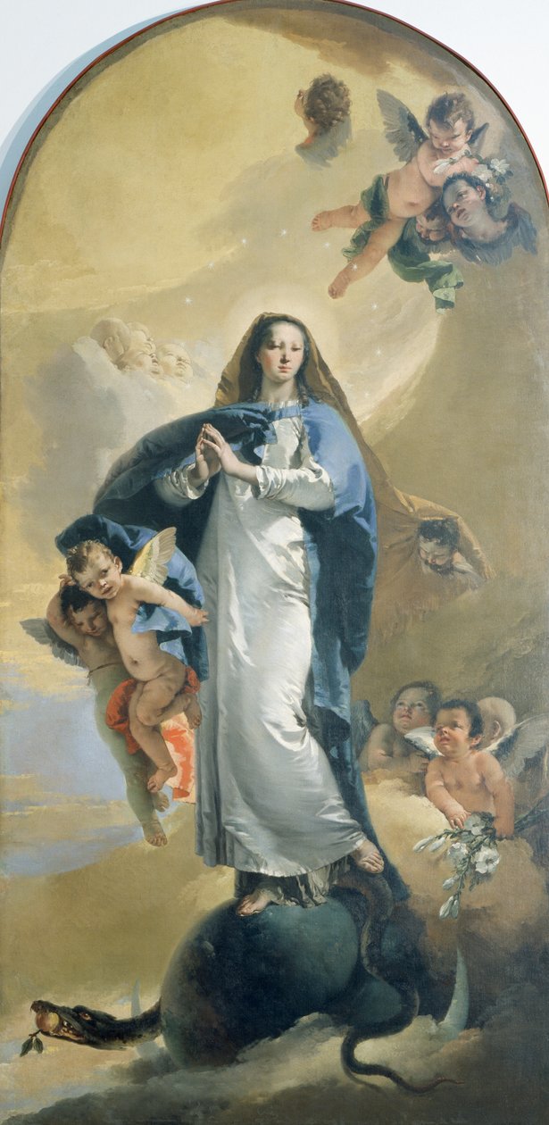 neposkvrněné početí od Giovanni Battista Tiepolo