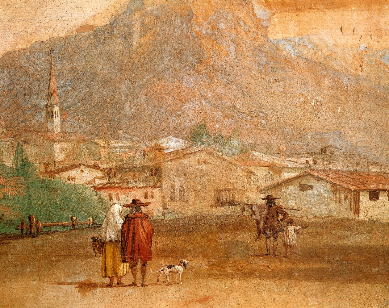 Krajina s Cupidem od Giovanni Battista Tiepolo