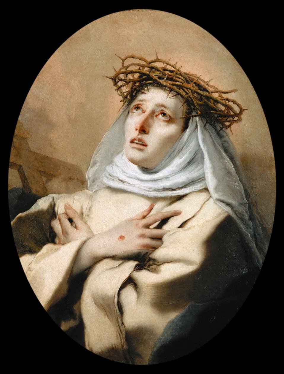 Svatá Kateřina Sienská (1347-1380) - Baroko: Svatá Kateřina Sienská od Tiepola, Giambattista (1696-1770) od Giovanni Battista Tiepolo