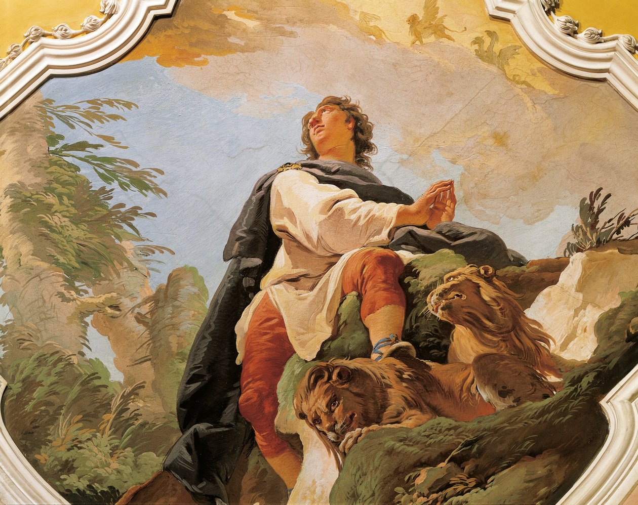 Prorok Daniel, Giovanni Battista Tiepolo (1696-1770), freska, patriarchální palác, Udine od Giovanni Battista Tiepolo