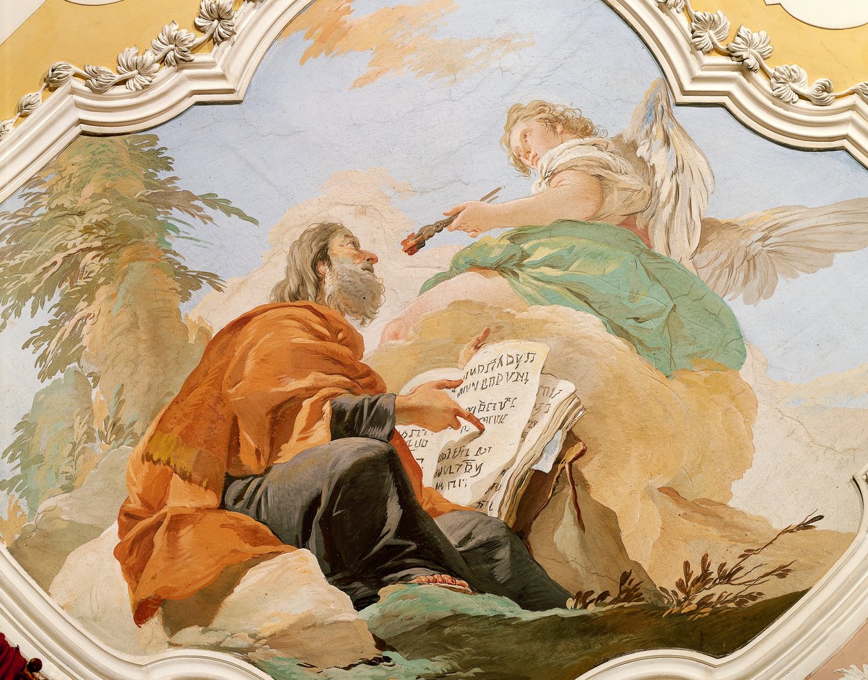 Prorok Jeremiáš, Giovanni Battista Tiepolo (1696-1770), freska, patriarchální palác, Red Room, Udine od Giovanni Battista Tiepolo