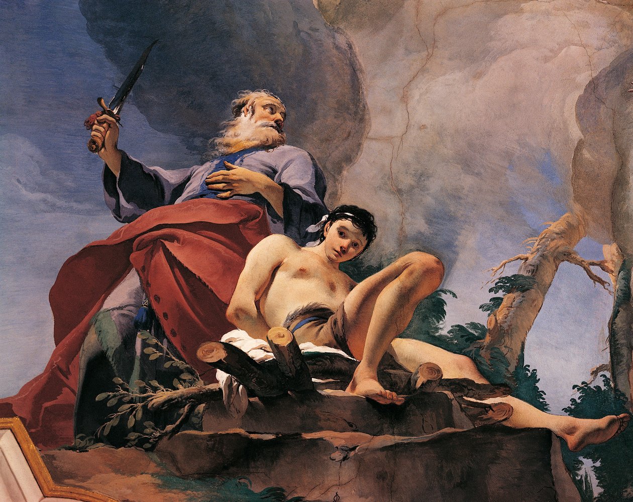 Oběť Izáka od Giovanni Battista Tiepolo