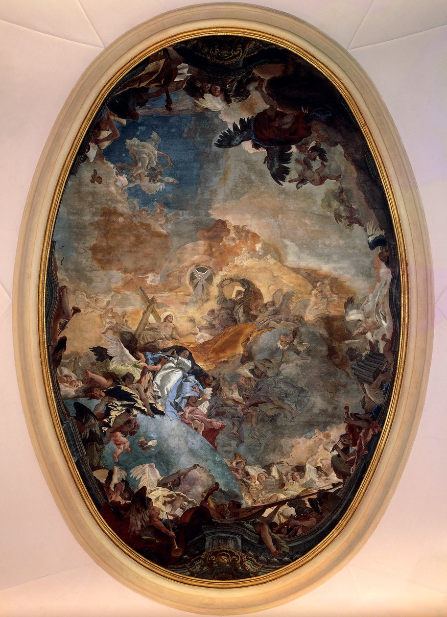 Triumf víry (freska) od Giovanni Battista Tiepolo