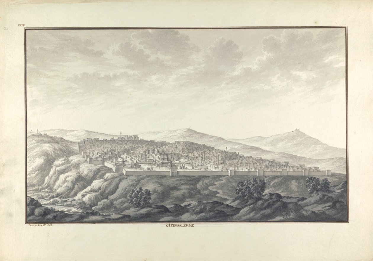 Gierusalemme od Giovanni Battista Borra