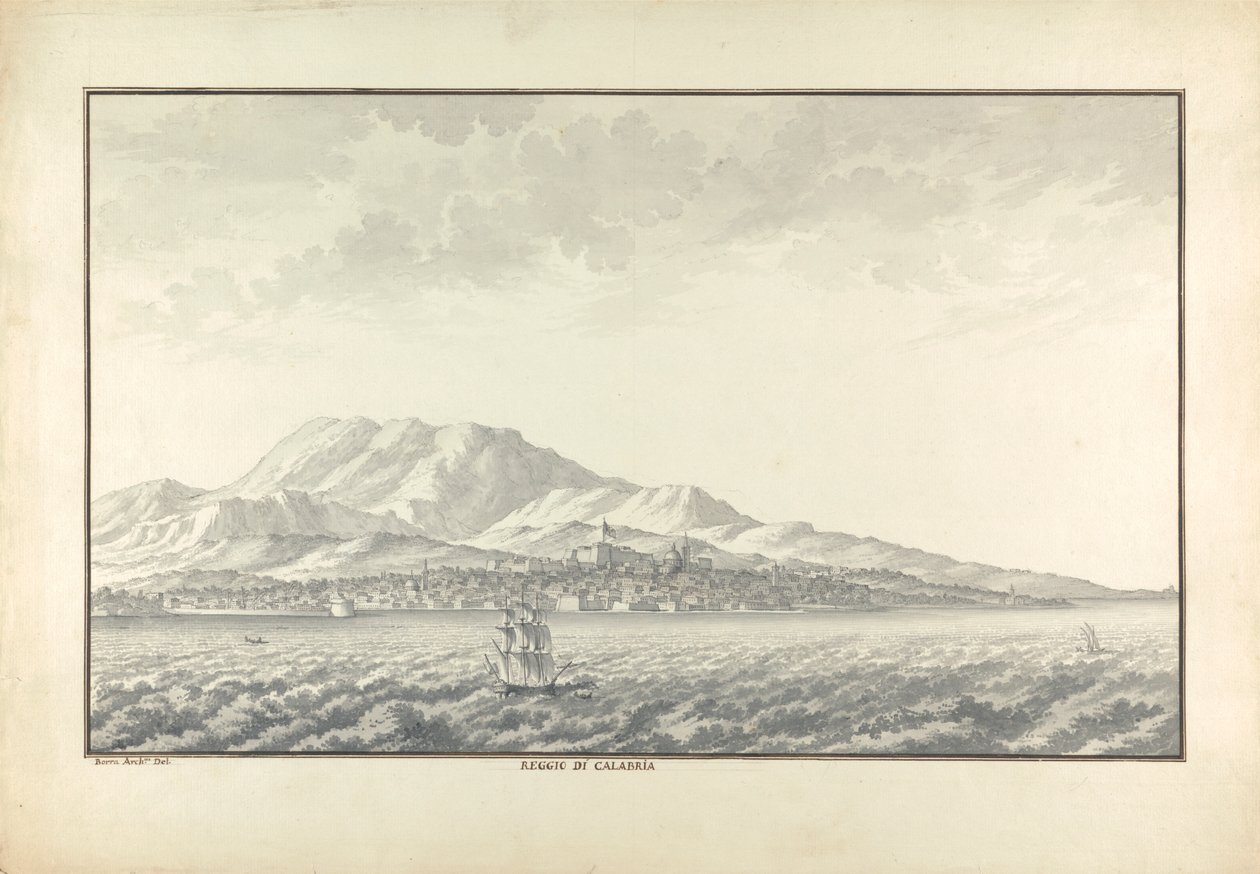 Reggio z Kalábrie od Giovanni Battista Borra