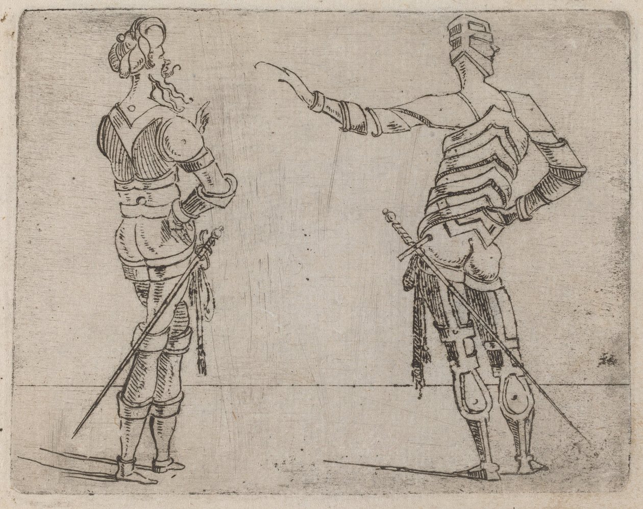 Z "Bizzarie di different Figures" od Giovanni Battista Bracelli