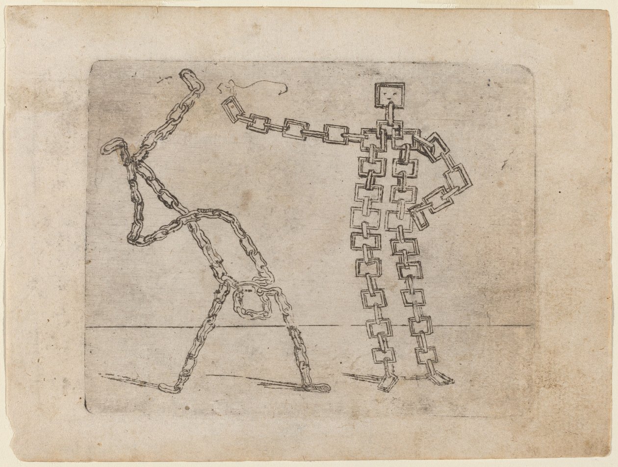Z "Bizzarie di different Figures" od Giovanni Battista Bracelli