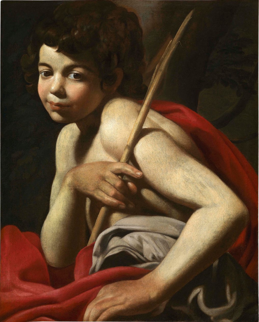 Svatý Jan Křtitel jako chlapec. od Giovanni Battista Caracciolo
