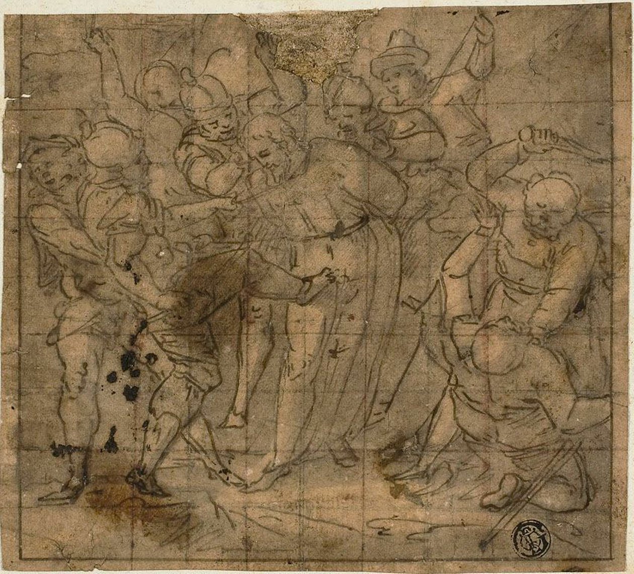 Zesměšňování Krista od Giovanni Battista Castello