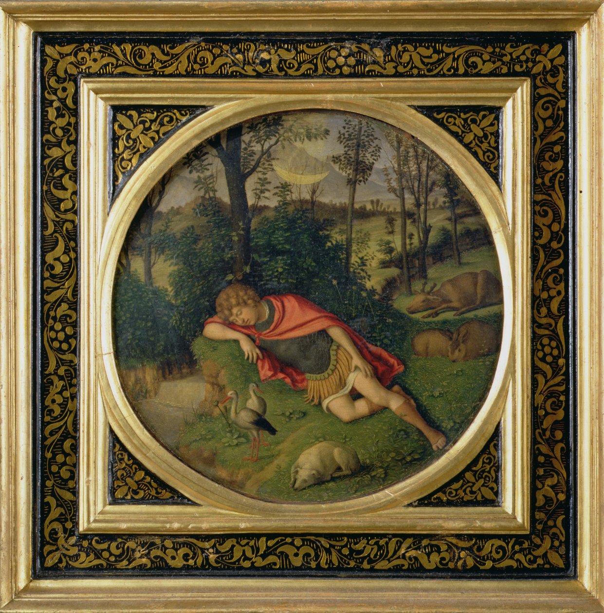 Endymion spící od Giovanni Battista Cima da Conegliano