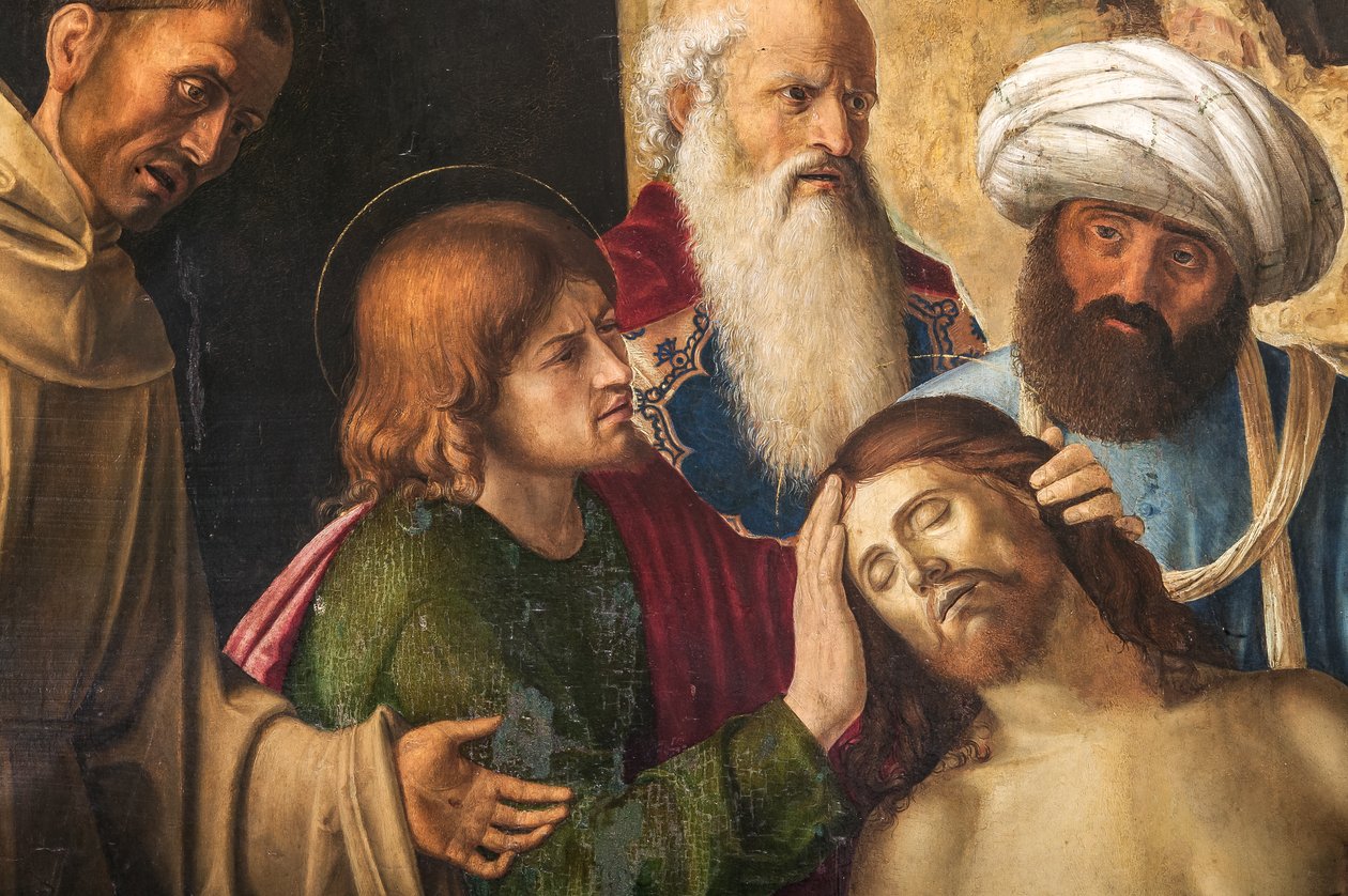 Oplakávání Krista, detail 2384598 od Giovanni Battista Cima da Conegliano