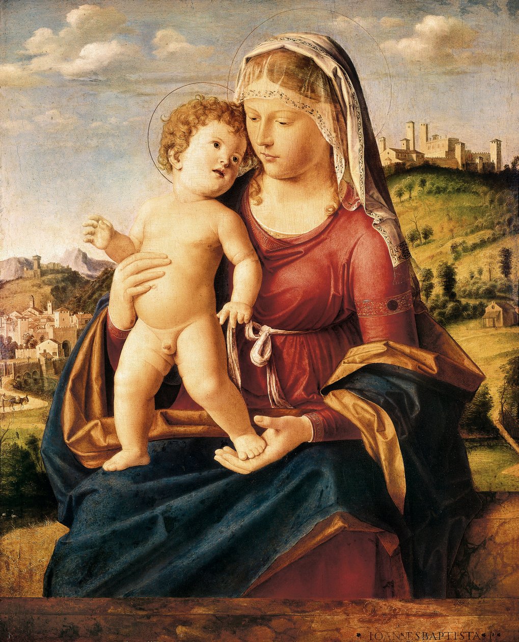 "Madonna a dítě" od Giovanni Battista Cima da Conegliano