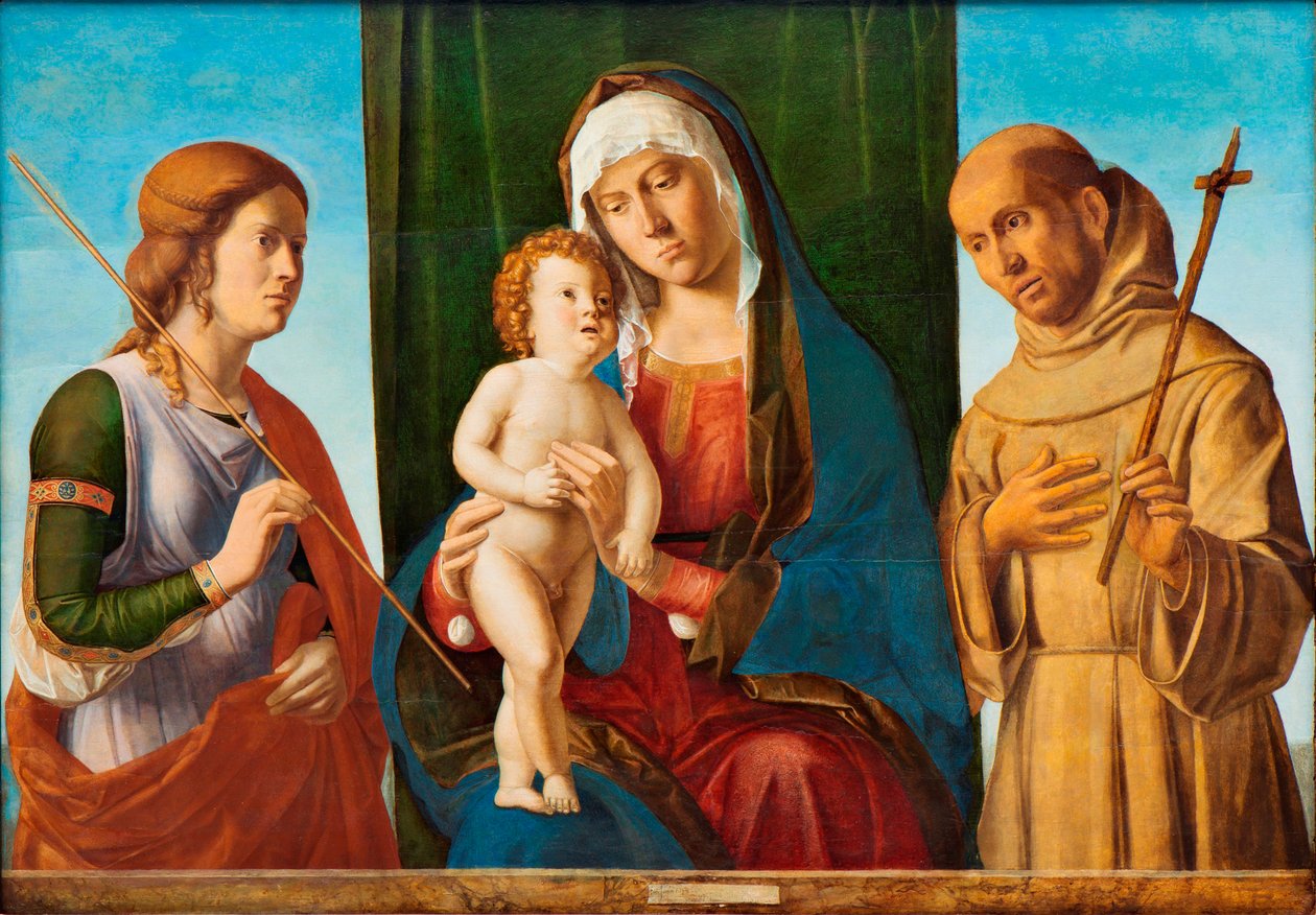 Madona s dítětem mezi svatými Uršulou a Františkem z Assisi, c. 1495. od Giovanni Battista Cima da Conegliano