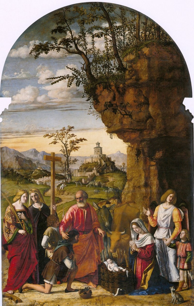 Klanění pastýřů od Giovanni Battista Cima da Conegliano