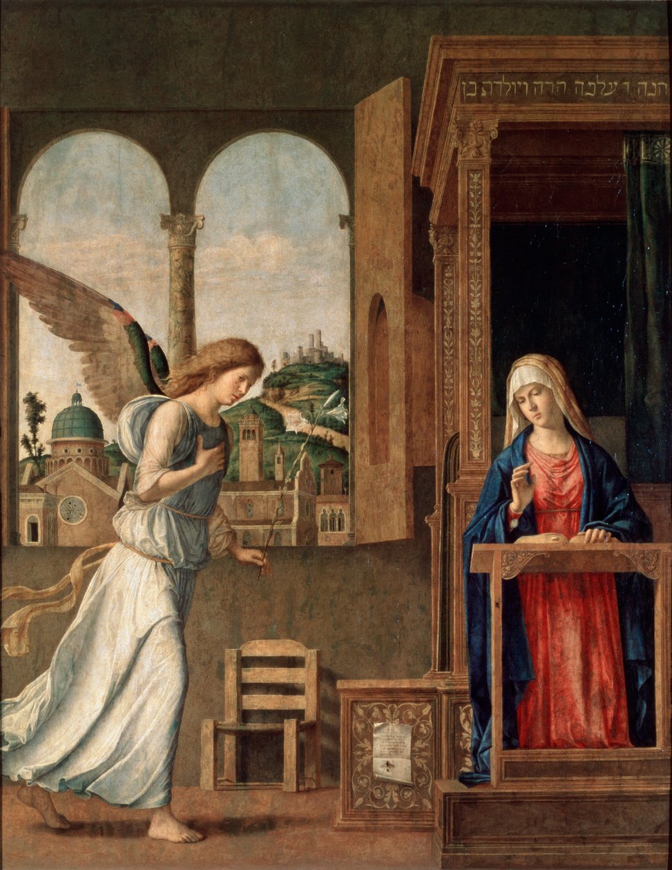 Zvěstování, 1495. od Giovanni Battista Cima da Conegliano