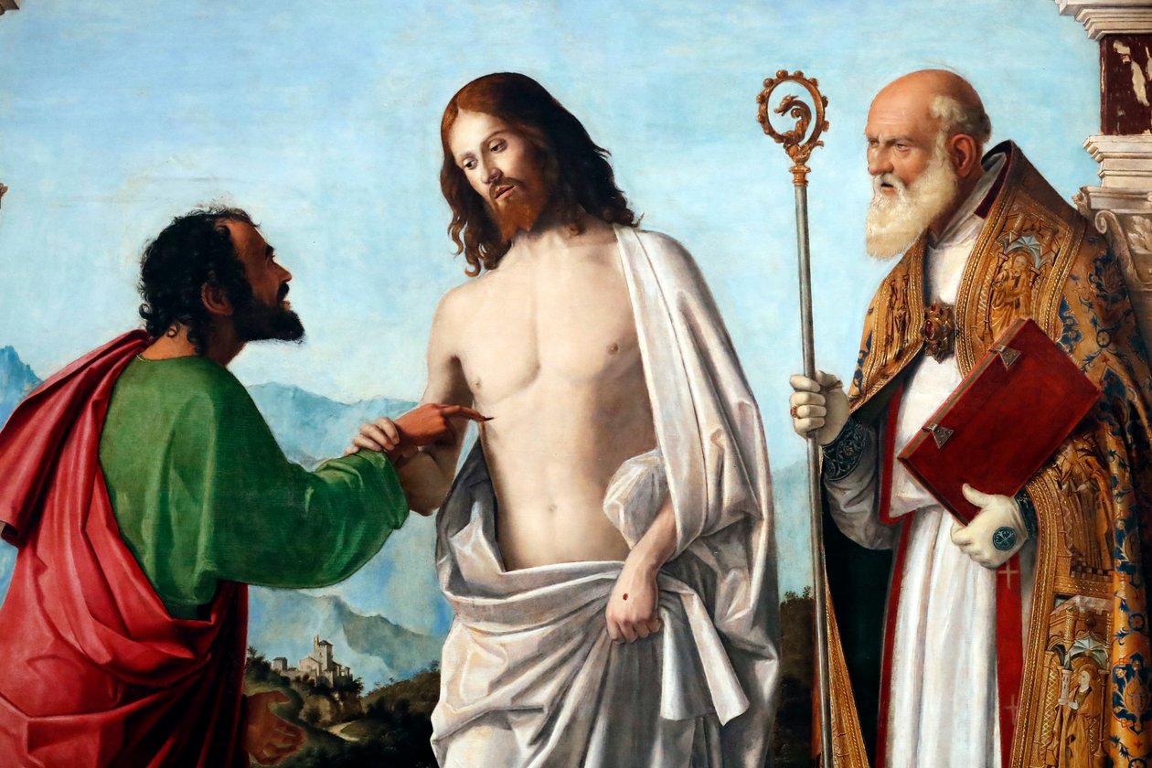 Nevěra svatého Tomáše od Giovanni Battista Cima da Conegliano
