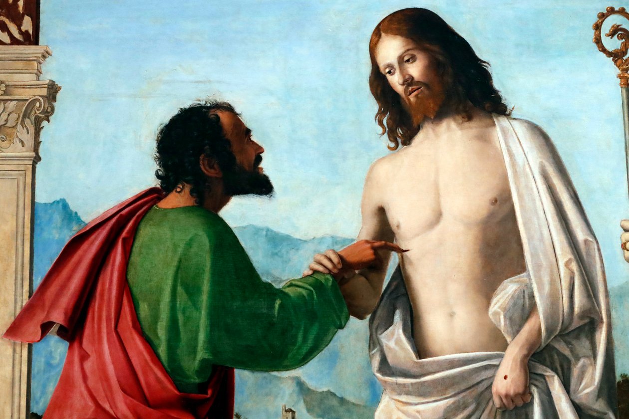 Nevěra svatého Tomáše od Giovanni Battista Cima da Conegliano