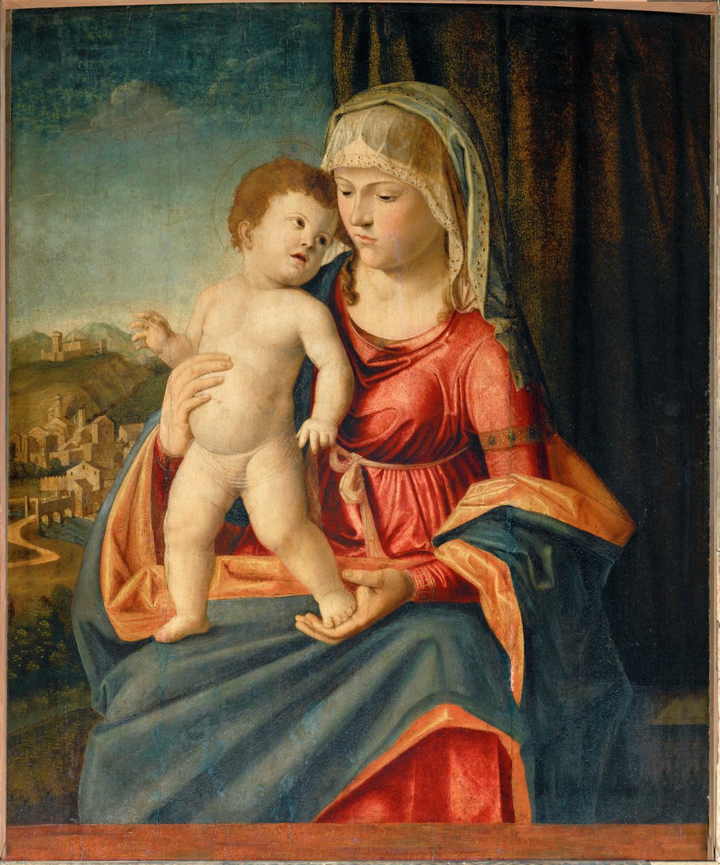 Panna s dítětem ... od Giovanni Battista Cima da Conegliano