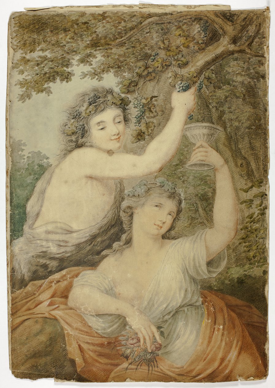 Bakchus a panna od Giovanni Battista Cipriani
