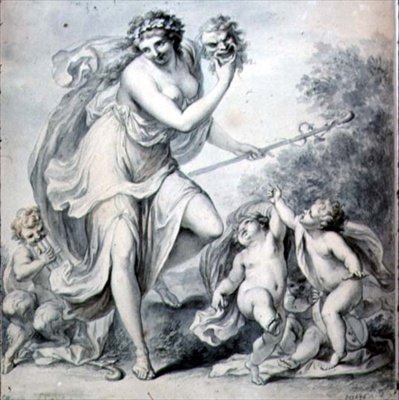 Komedie, 18. století od Giovanni Battista Cipriani