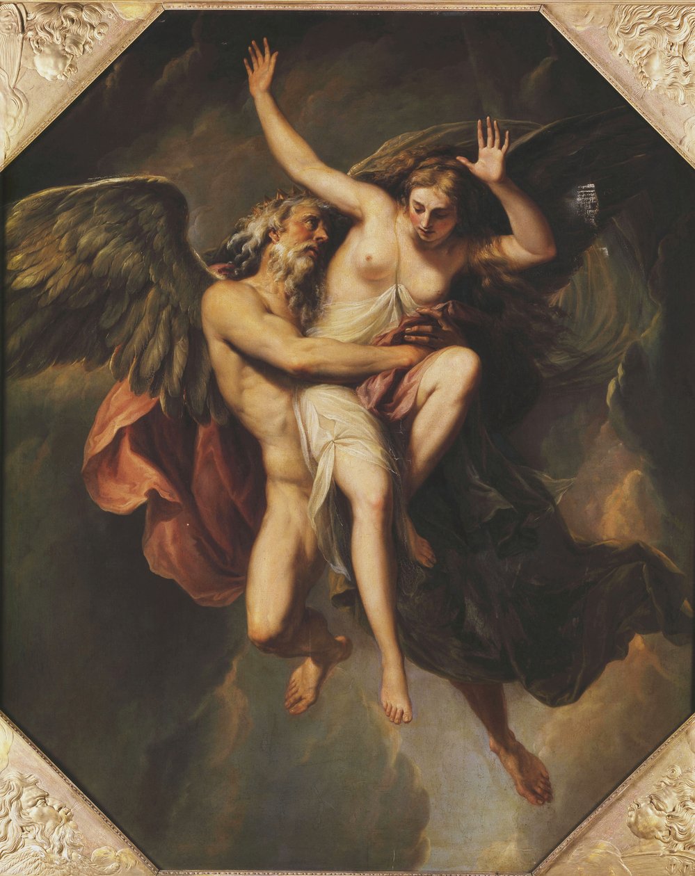 Znásilnění Oreithyie od Giovanni Battista Cipriani