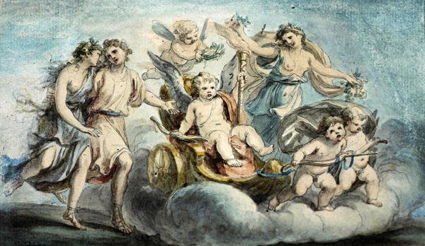 The Triumph of Cupid (wc) od Giovanni Battista Cipriani